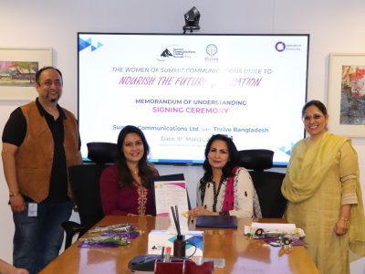 Summit Communications Renews Partnership With Thrive to Feed Schoolchildren in Honor of International Women’s Day